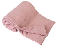 Dětská mušelínová deka BabyMatex - růžová 