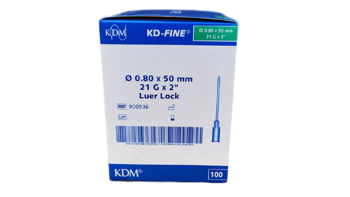 Injekční jehla KD-Fine 0,8 x 50 21G zelená 100ks  - 1