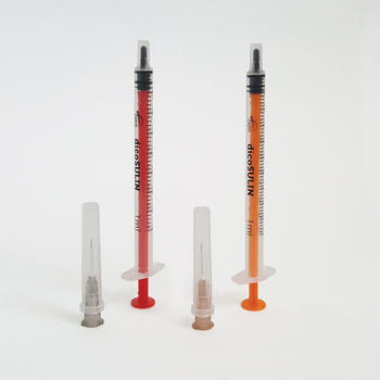 Stříkačka inzulínová U100, 0,4 x 13mm /27G, 1ml, 100 ks 