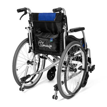 Invalidní vozík Timago Premium (C2600 46 cm / černo-modrý - 5